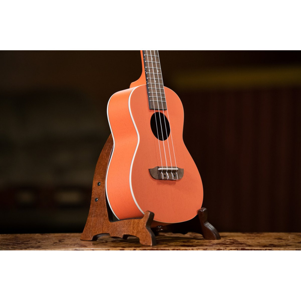 Ortega RUPUKI Earth Series Concert Ukulele 4 String - Hokkaido Pumpkin Orange