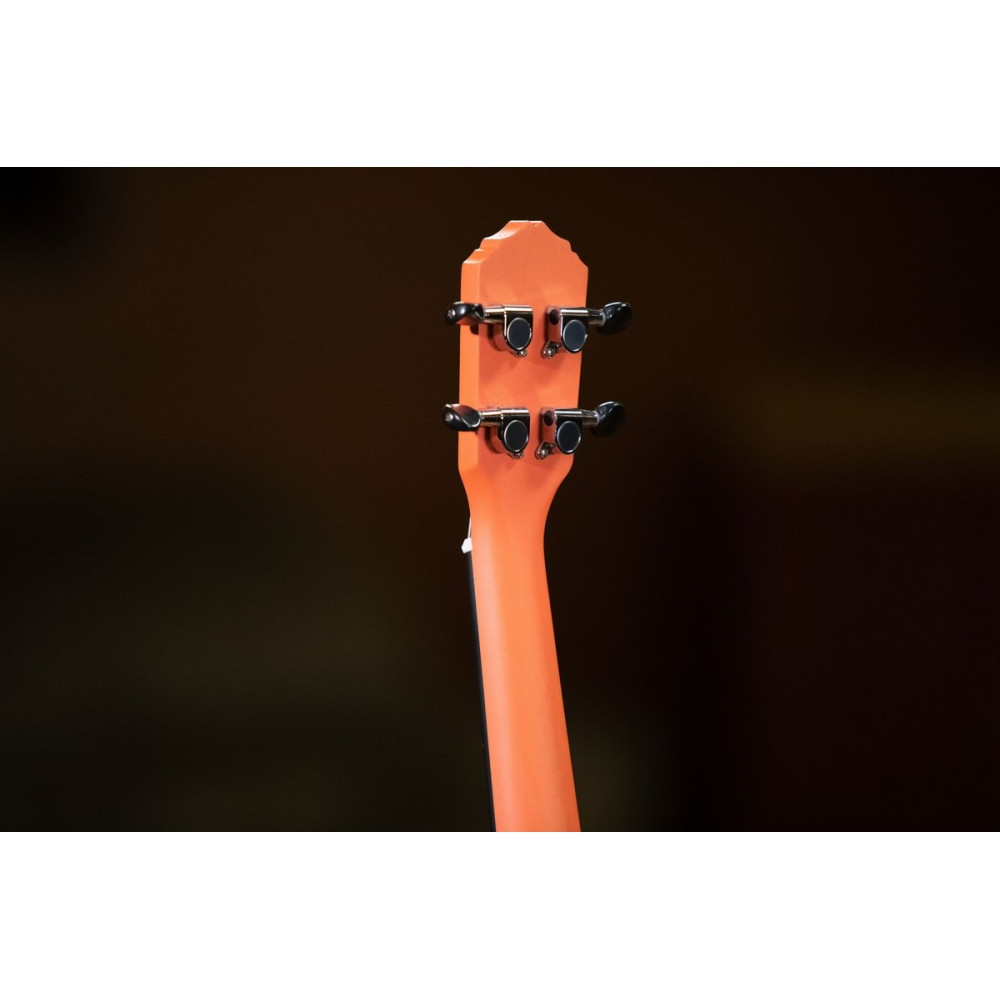 Ortega RUPUKI-CE Earth Series Concert Preamp Ukulele 4 String - Hokkaido Pumpkin Orange