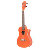 Ortega RUPUKI-CE Earth Series Concert Preamp Ukulele 4 String - Hokkaido Pumpkin Orange