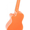 Ortega RUPUKI-CE Earth Series Concert Preamp Ukulele 4 String - Hokkaido Pumpkin Orange