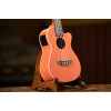 Ortega RUPUKI-CE Earth Series Concert Preamp Ukulele 4 String - Hokkaido Pumpkin Orange