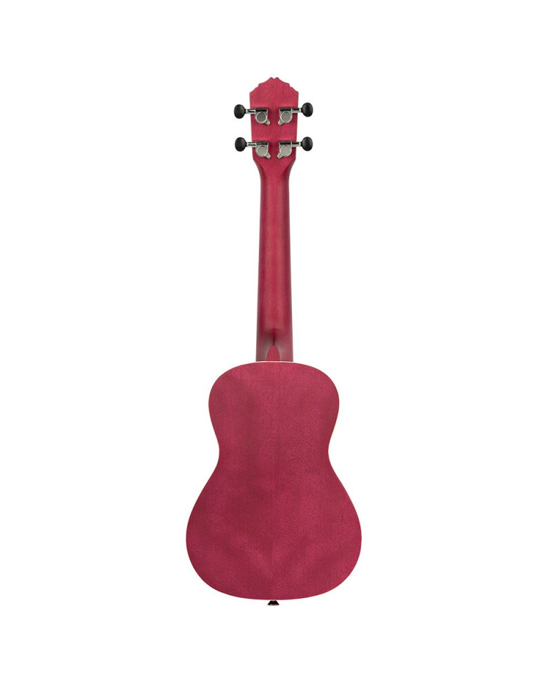Ortega RURUBY Earth Series Concert Ukulele 4 String - Raspberry Red