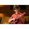 Ortega RURUBY-CE Earth Series Concert Preamp Ukulele 4 String - Raspberry Red