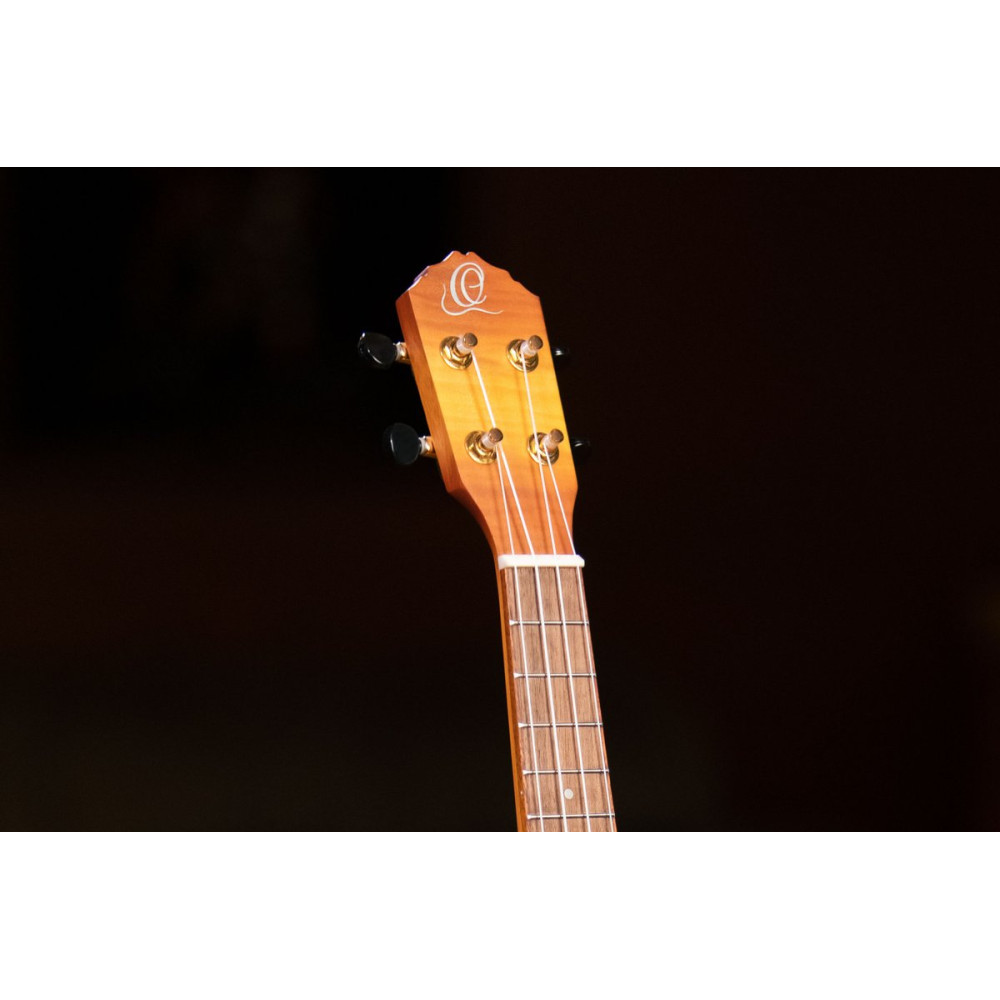 Ortega RUSL-HSB Custom Built Series Concert Ukulele 4 String - Honey Sunburst + Bag
