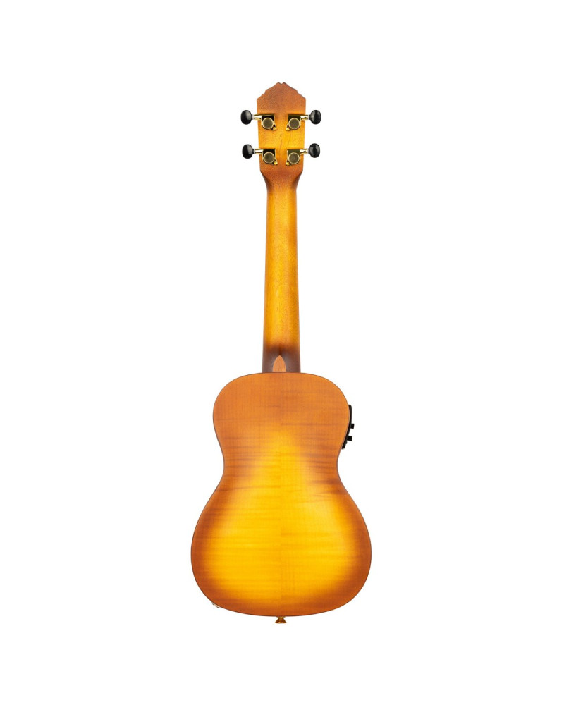 Ortega RUSL-HSB Custom Built Series Concert Ukulele 4 String - Honey Sunburst + Bag