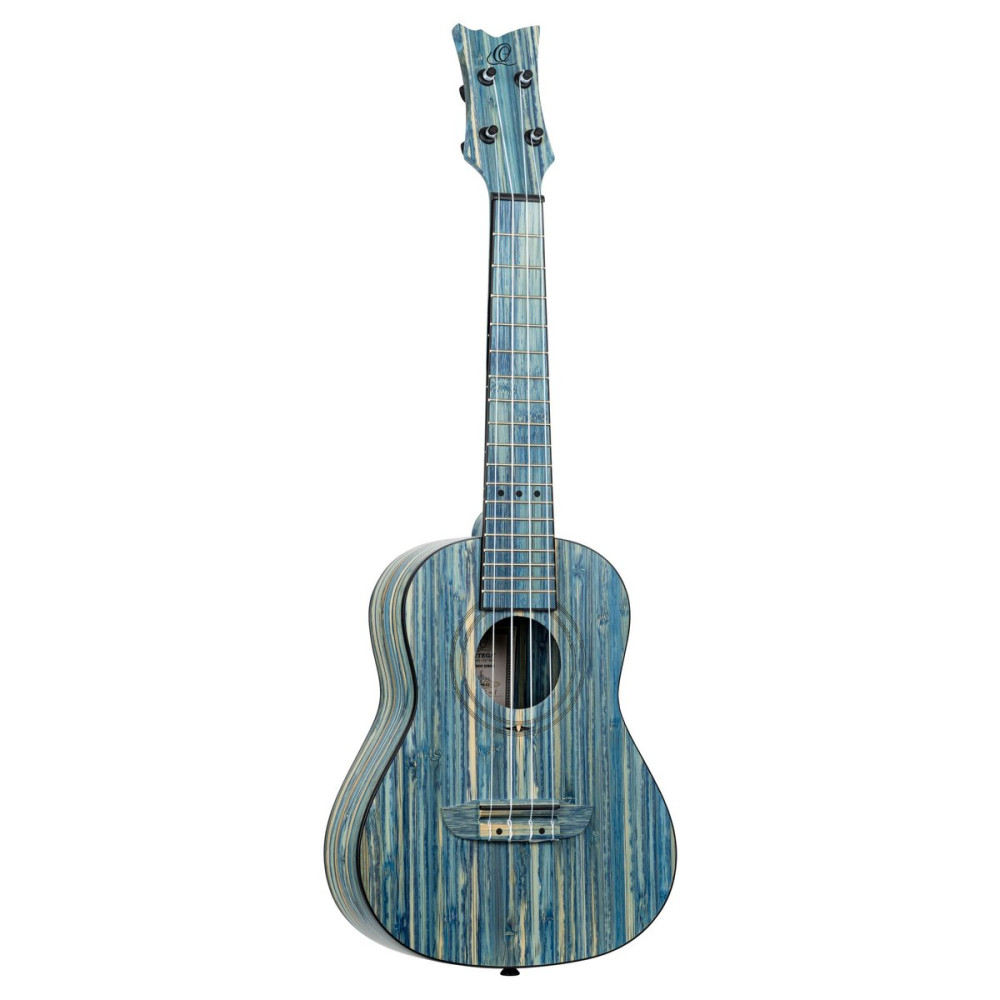 Ortega RUSWB-CC Bamboo Series Concert Ukulele 4 String - Solid Bamboo Stonewashed + Bag