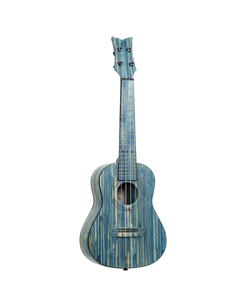 Ortega RUSWB-CC Bamboo Series Concert Ukulele 4 String - Solid Bamboo Stonewashed + Bag