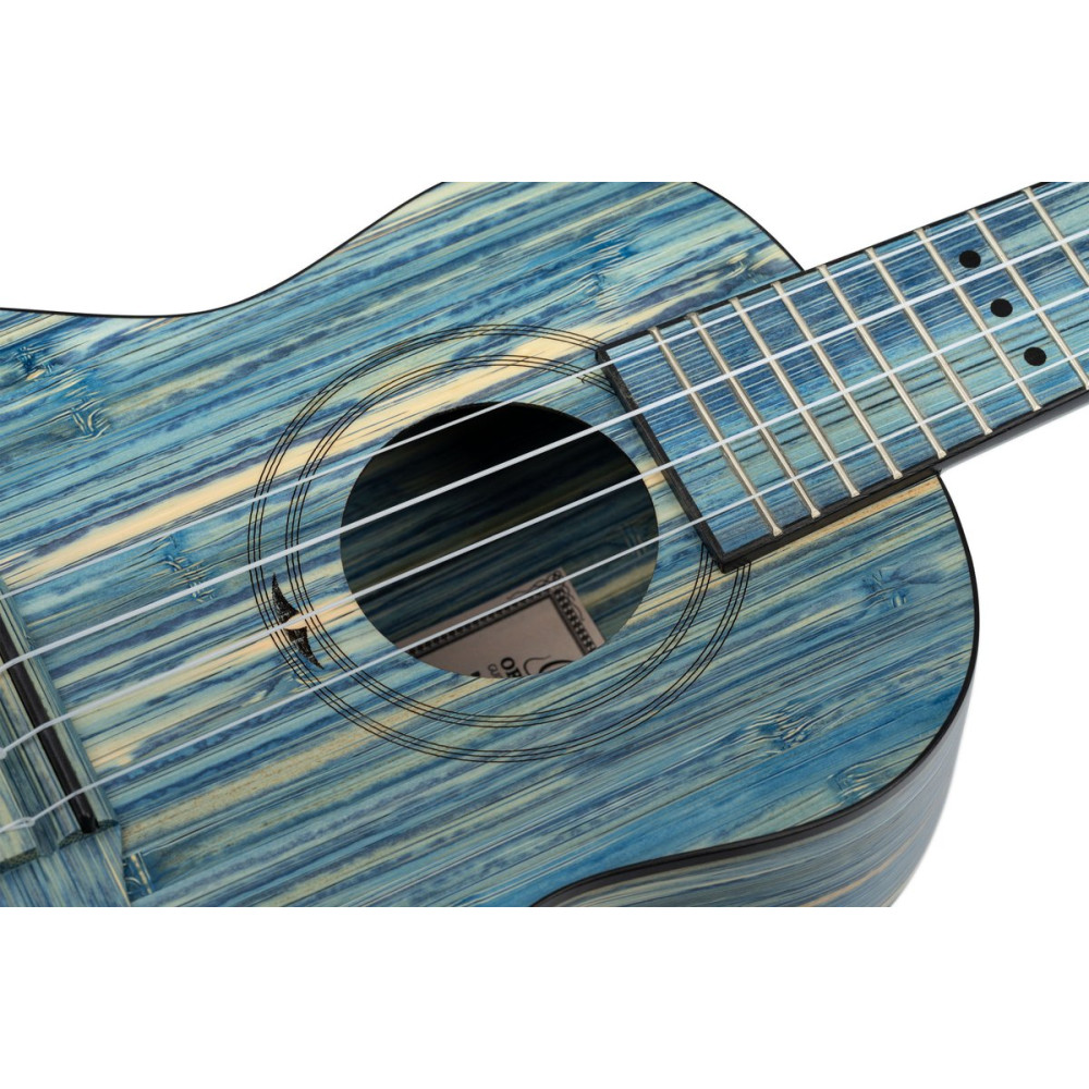 Ortega RUSWB-CC Bamboo Series Concert Ukulele 4 String - Solid Bamboo Stonewashed + Bag