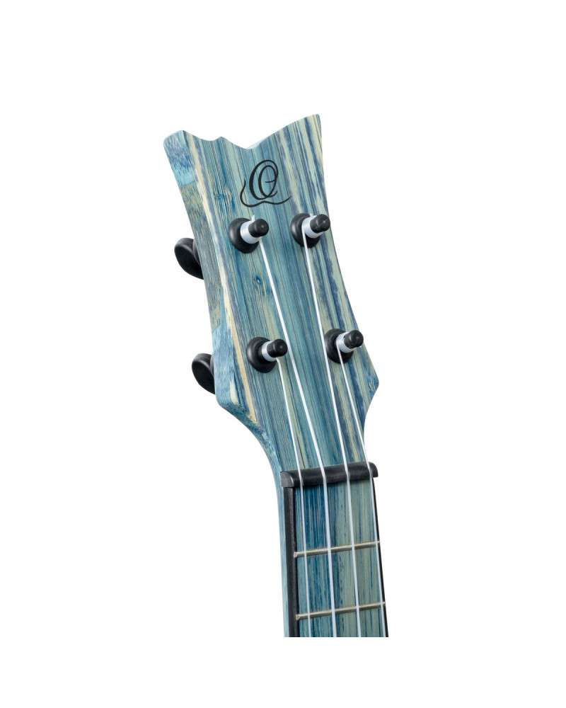 Ortega RUSWB-CC Bamboo Series Concert Ukulele 4 String - Solid Bamboo Stonewashed + Bag