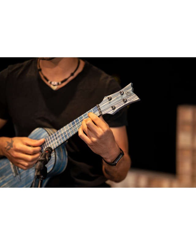 Ortega RUSWB-CC Bamboo Series Concert Ukulele 4 String - Solid Bamboo Stonewashed + Bag