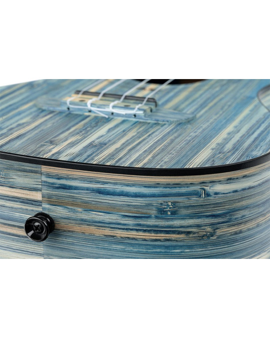 Ortega RUSWB-CC Bamboo Series Concert Ukulele 4 String - Solid Bamboo Stonewashed + Bag