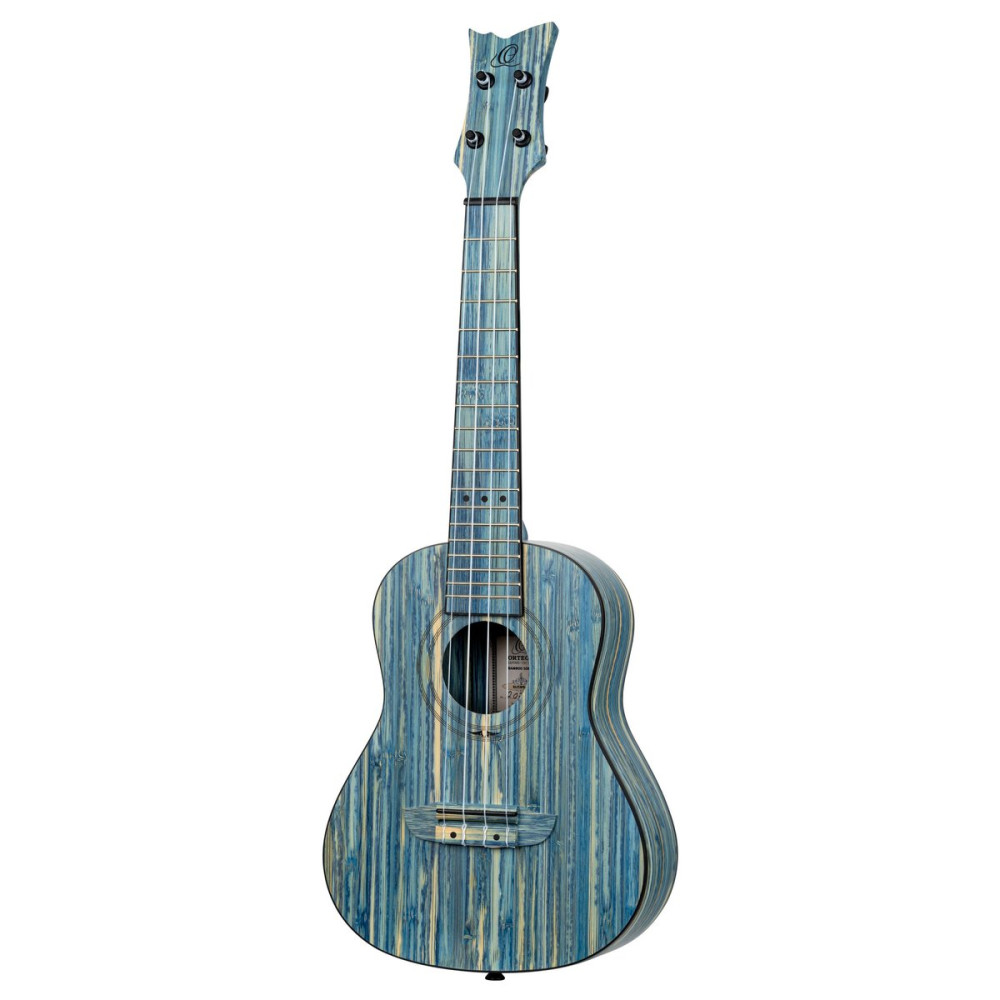 Ortega RUSWB-CC Bamboo Series Concert Ukulele 4 String - Solid Bamboo Stonewashed + Bag