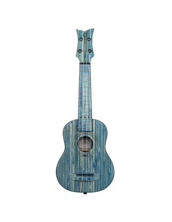 Ortega RUSWB-SO Bamboo Series Soprano Ukulele 4 String - Solid Bamboo Stonewashed + Bag
