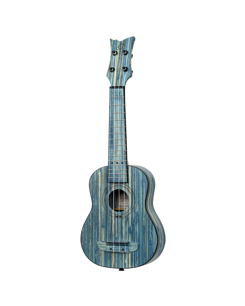 Ortega RUSWB-SO Bamboo Series Soprano Ukulele 4 String - Solid Bamboo Stonewashed + Bag