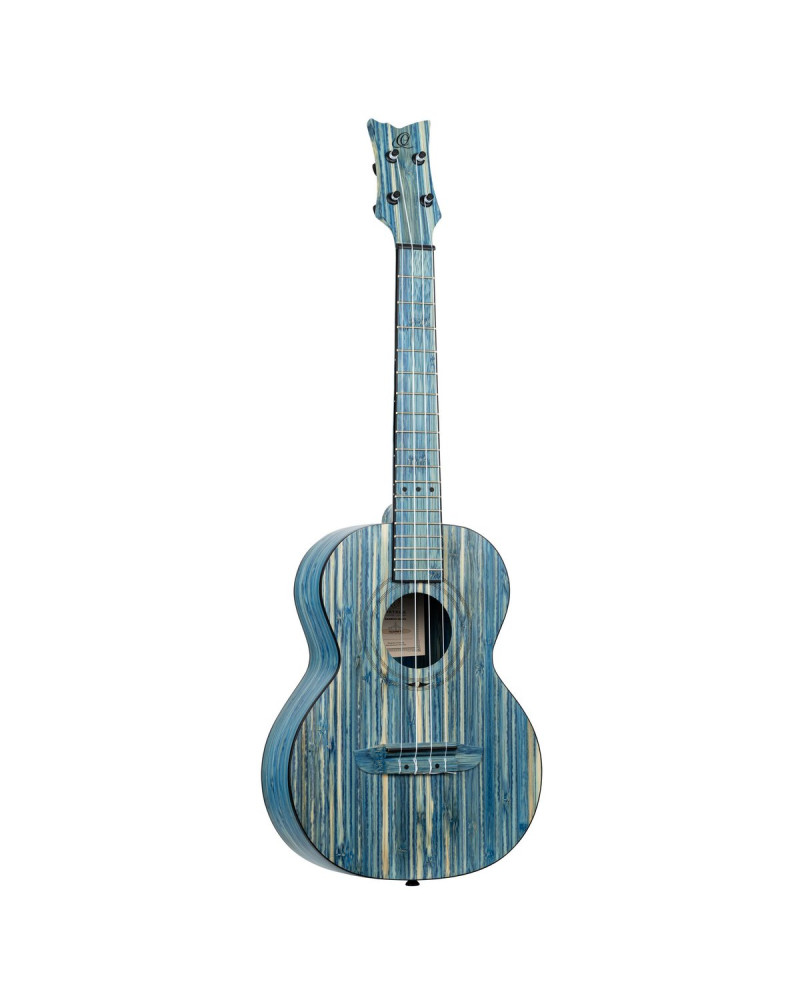 Ortega RUSWB-TE Bamboo Series Tenor Ukulele 4 String - Solid Bamboo Stonewashed + Bag