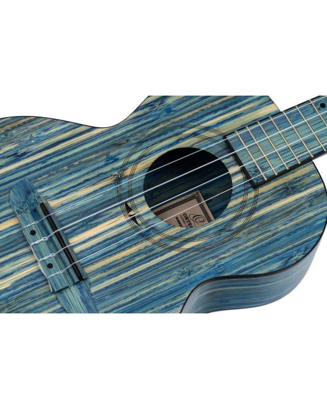 Ortega RUSWB-TE Bamboo Series Tenor Ukulele 4 String - Solid Bamboo Stonewashed + Bag