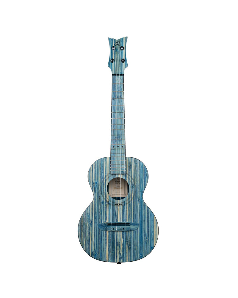 Ortega RUSWB-TE Bamboo Series Tenor Ukulele 4 String - Solid Bamboo Stonewashed + Bag