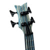 Ortega RUSWB-UB Bamboo Series Short Scale Uke Bass 4 String - Solid Bamboo Stonewashed + Bag