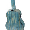 Ortega RUSWB-UB Bamboo Series Short Scale Uke Bass 4 String - Solid Bamboo Stonewashed + Bag