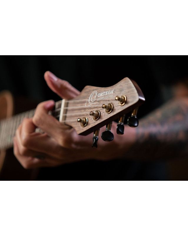Ortega RUWN Horizon Series Concert Ukulele 4 String - Walnut Natural + Bag