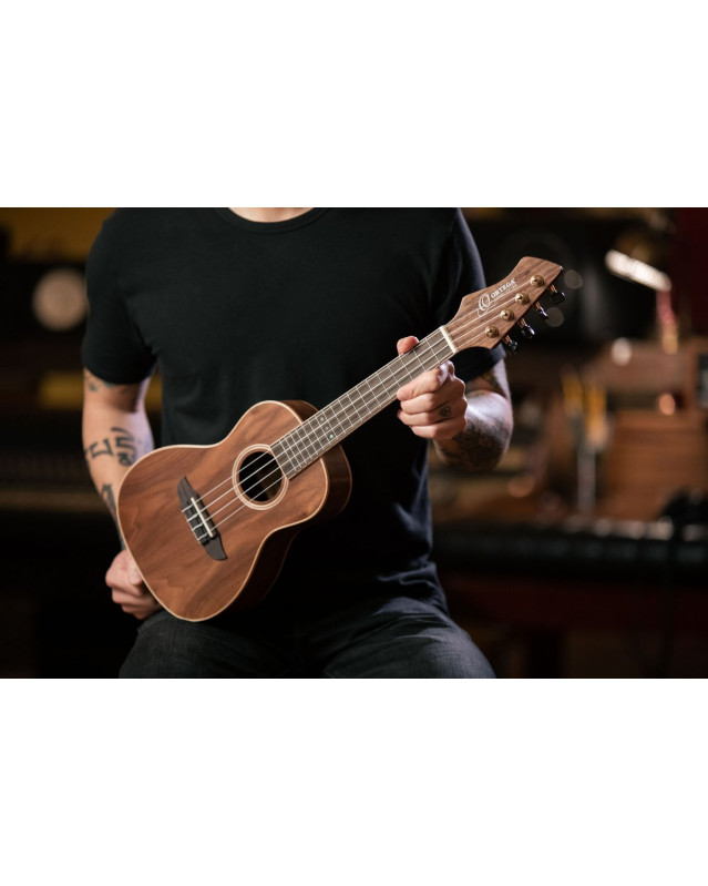 Ortega RUWN Horizon Series Concert Ukulele 4 String - Walnut Natural + Bag