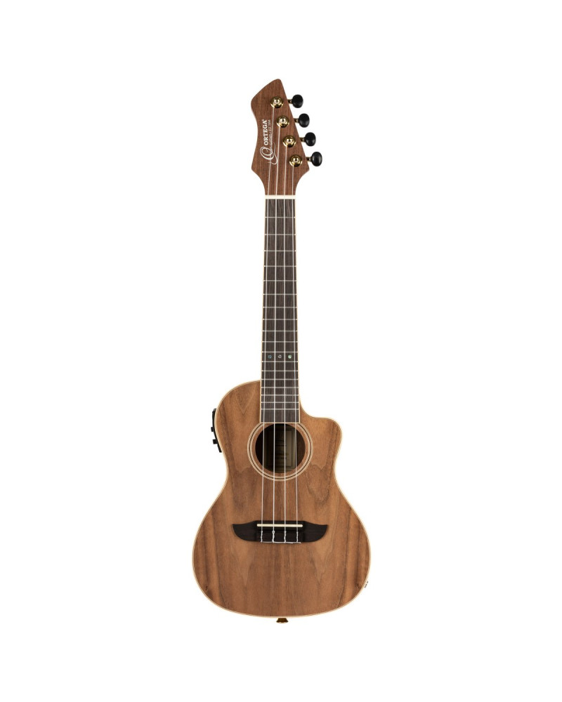 Ortega RUWN-CE Horizon Series Concert Preamp Ukulele 4 String - Walnut Natural + Bag