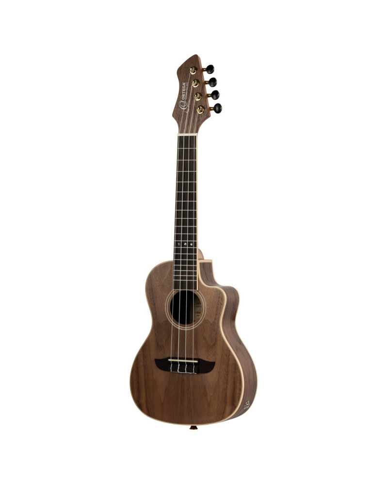 Ortega RUWN-CE Horizon Series Concert Preamp Ukulele 4 String - Walnut Natural + Bag