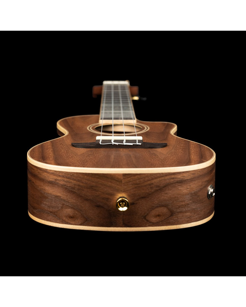 Ortega RUWN-CE Horizon Series Concert Preamp Ukulele 4 String - Walnut Natural + Bag