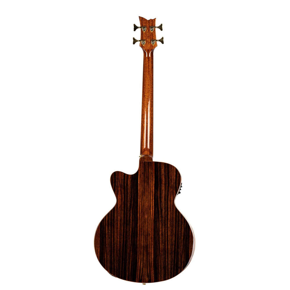 Ortega STRIPEDSU.ACB The Private Room Medium Scale Acoustic Bass 4 String - Spruce / Striped Ebony Natural + Bag