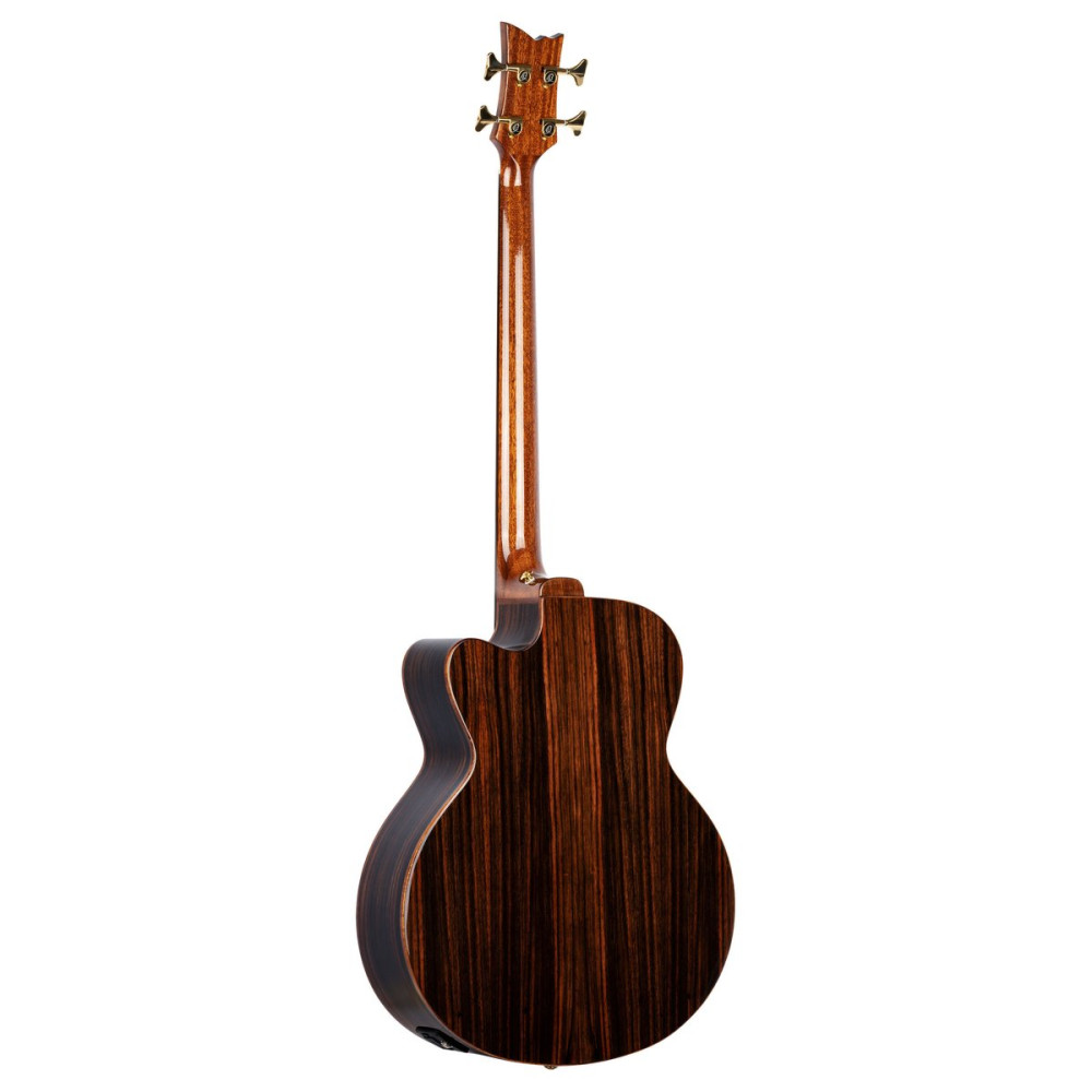 Ortega STRIPEDSU.ACB The Private Room Medium Scale Acoustic Bass 4 String - Spruce / Striped Ebony Natural + Bag