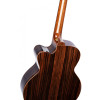 Ortega STRIPEDSU.ACB The Private Room Medium Scale Acoustic Bass 4 String - Spruce / Striped Ebony Natural + Bag