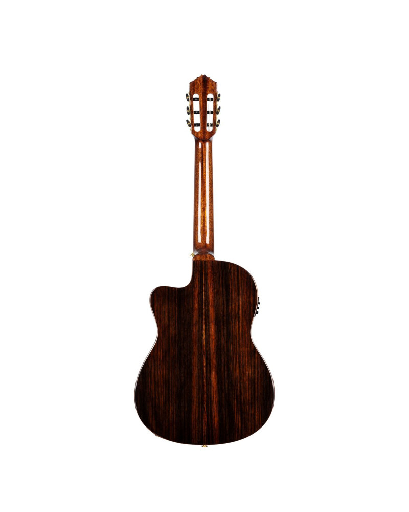Ortega STRIPEDSU.C/E The Privat Room 4/4 Classical Guitar 6-string - Natural + Gig Bag