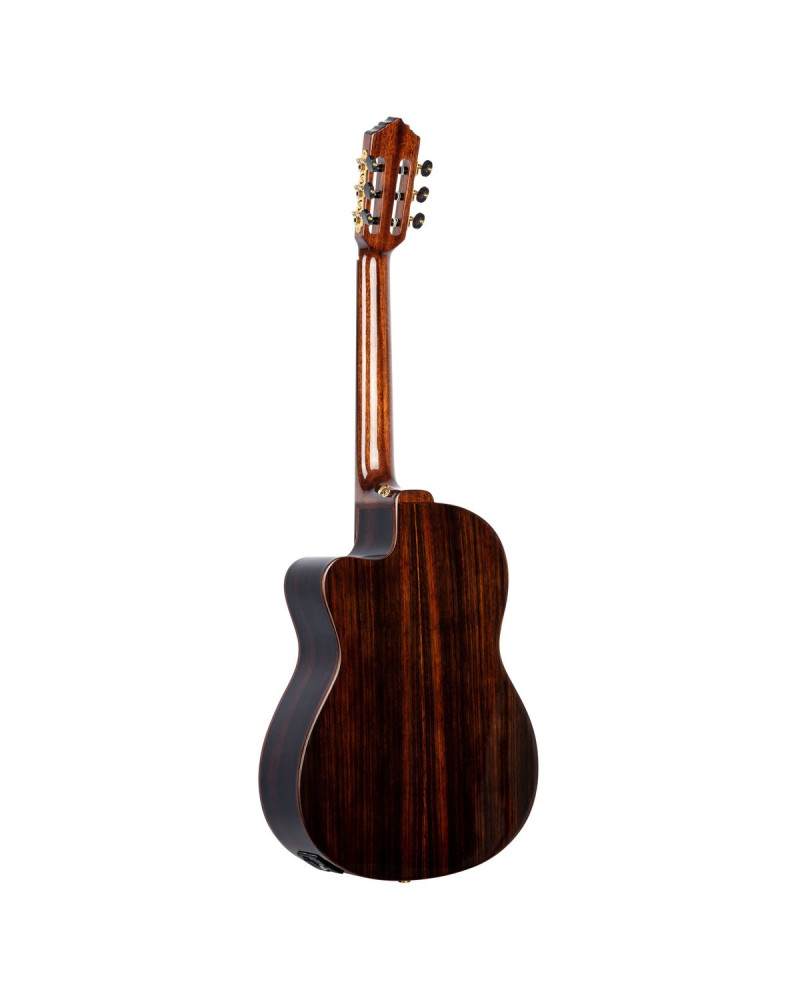 Ortega STRIPEDSU.C/E The Privat Room 4/4 Classical Guitar 6-string - Natural + Gig Bag