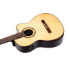 Ortega STRIPEDSU.C/E The Privat Room 4/4 Classical Guitar 6-string - Natural + Gig Bag
