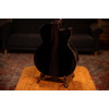 Ortega STRIPSU.ACB-L The Private Room Medium Scale Acoustic Bass 4 String Lefty - Spruce / Striped Ebony Natural + Bag