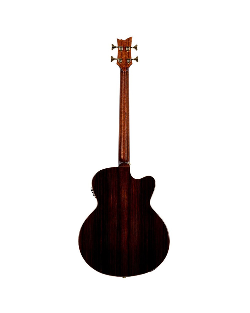 Ortega STRIPSU.ACB-L The Private Room Medium Scale Acoustic Bass 4 String Lefty - Spruce / Striped Ebony Natural + Bag