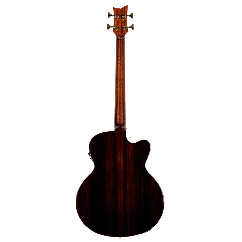 Ortega STRIPSU.ACB-L The Private Room Medium Scale Acoustic Bass 4 String Lefty - Spruce / Striped Ebony Natural + Bag