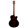 Ortega STRIPSU.ACB-L The Private Room Medium Scale Acoustic Bass 4 String Lefty - Spruce / Striped Ebony Natural + Bag