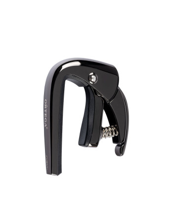 Ortega TNCAPOCV-BCR Curved Guitar Capo - Black Chrome