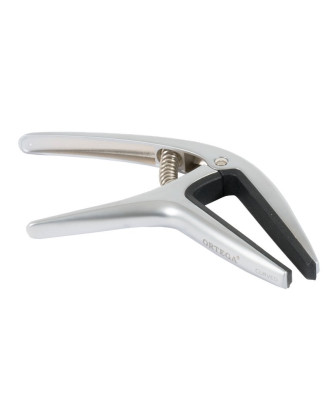 Ortega TWCAPO-CR Curved/Flat Guitar Capo - Chrome