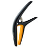 Ortega TWCAPO-SBK Curved/Flat Guitar Capo - Black/Orange