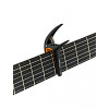 Ortega TWCAPO-SBK Curved/Flat Guitar Capo - Black/Orange