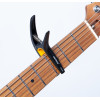 Ortega TWCAPO-SBK Curved/Flat Guitar Capo - Black/Orange