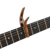 Ortega TWCAPO-WND Curved/Flat Guitar Capo - Walnut Design
