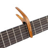 Ortega TWCAPO-WND Curved/Flat Guitar Capo - Walnut Design