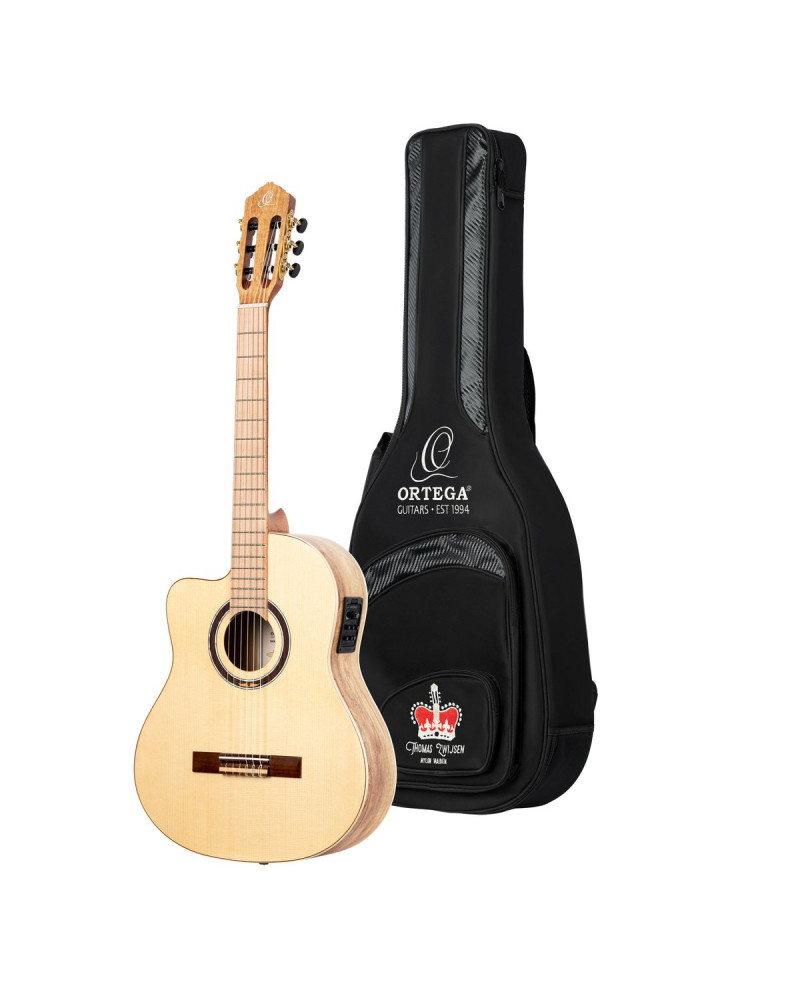 Ortega TZSM-3-L Thomas Zwijsen Signature Classical Guitar 6-String Lefty + Soft Case