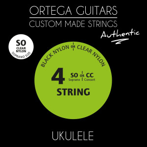 Ortega UKA-SO Custom Made Strings Authentic String Set - Ukulele 4 String