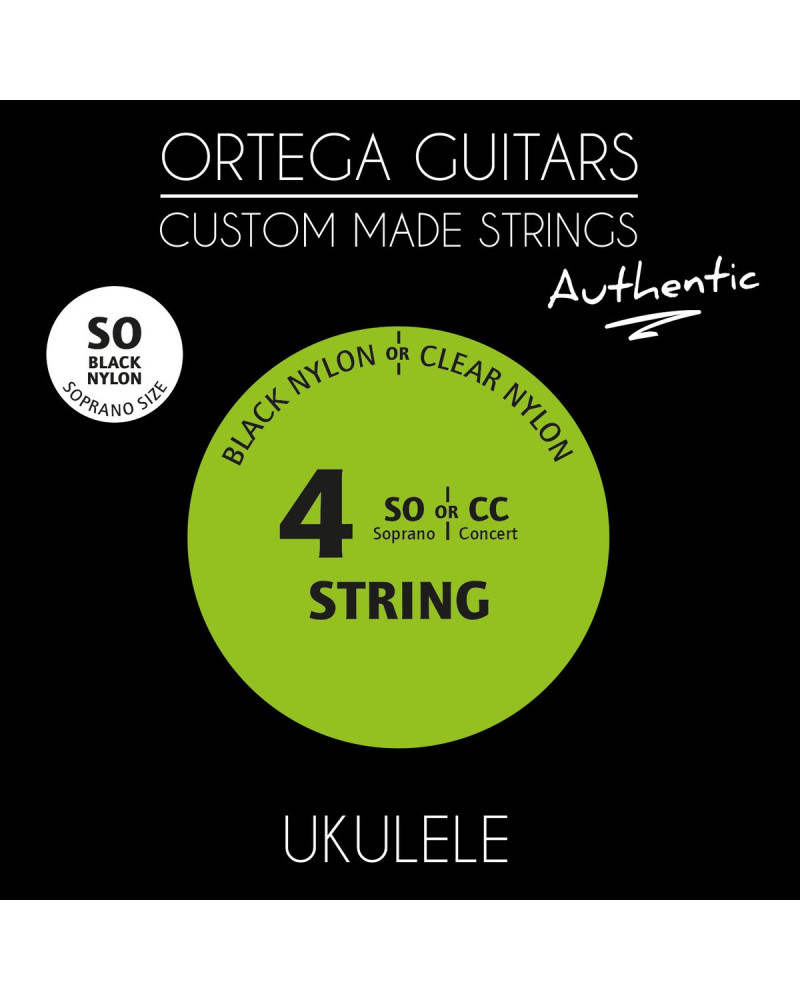 Ortega UKABK-SO Custom Made Strings Authentic String Set - Ukulele 4 String