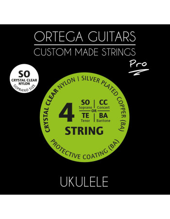 Ortega UKP-SO Custom Made Strings Pro String Set - Ukulele 4 String