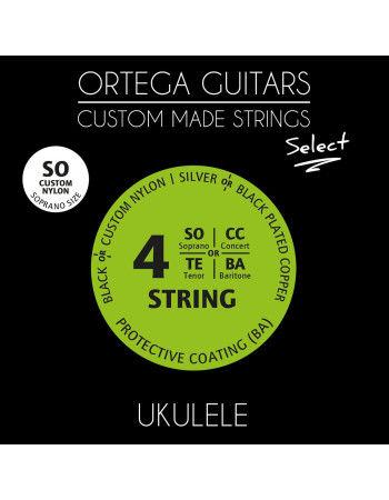 Ortega UKS-SO Custom Made Strings Select String Set - Ukulele 4 String
